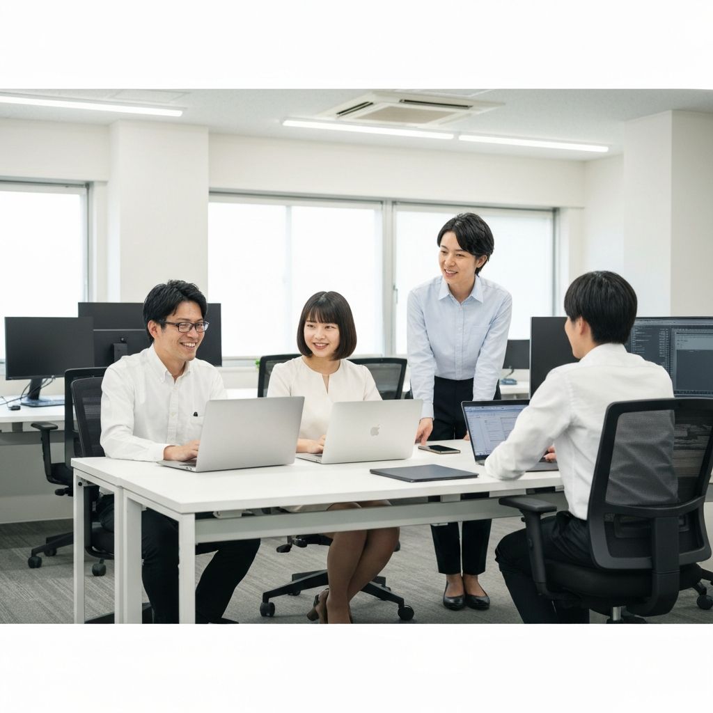 チームで協力して働くモジュレの社員たち